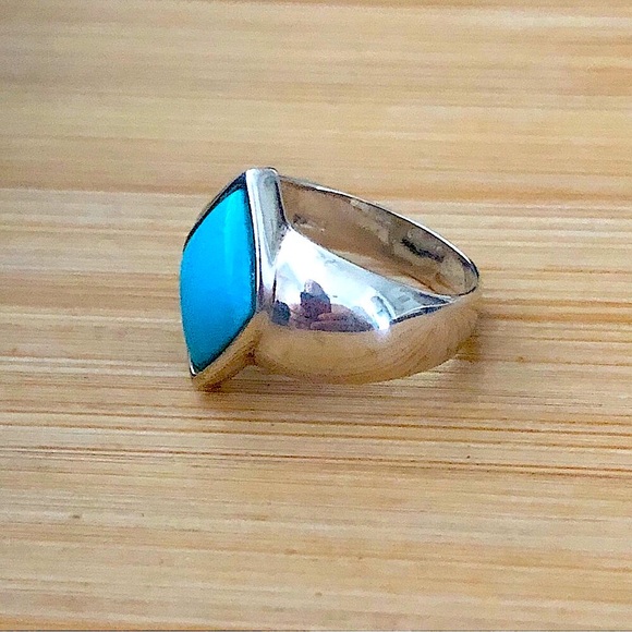 $57  Estate Ring   Sterling Silver   Marked Copyright TS 925 China   Size 10 - Picture 1 of 9